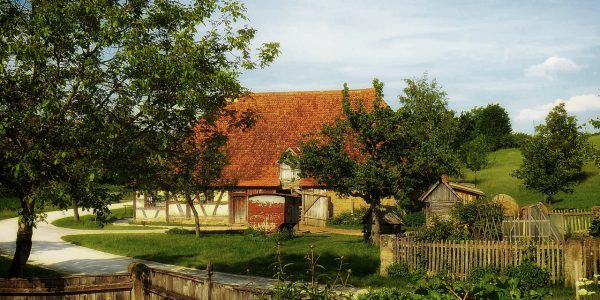 Ogród w stylu wiejskim