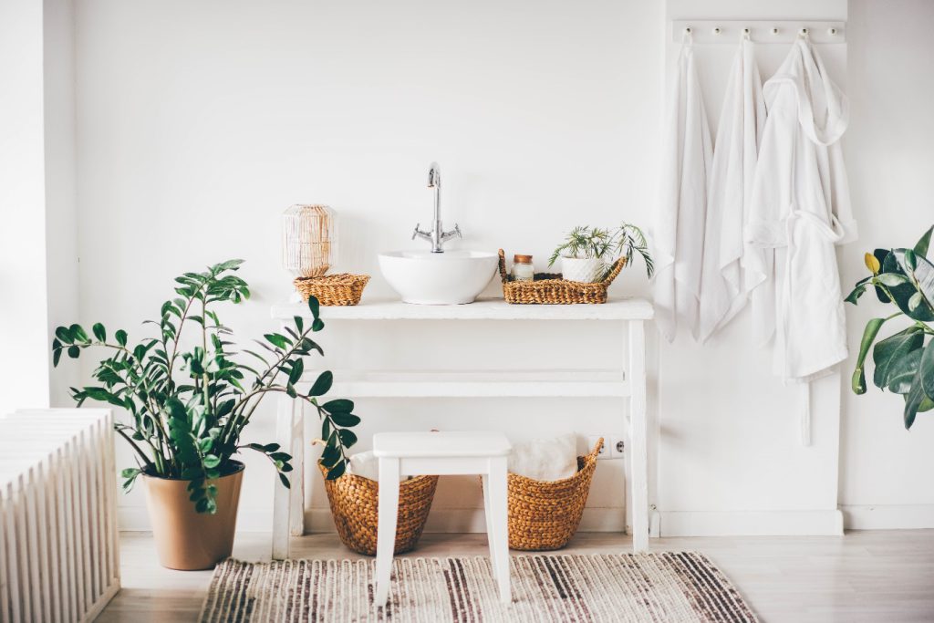 łazienka boho